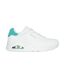 Womens/ladies Uno-pop Back Suede Skech-air Trainers White Skechers-1