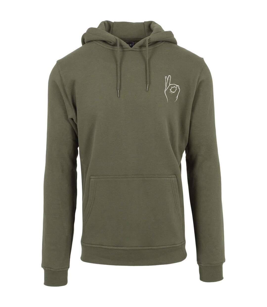 Sweat À Capuche Easy Sign Pour Hommes Olive Mister Tee-1