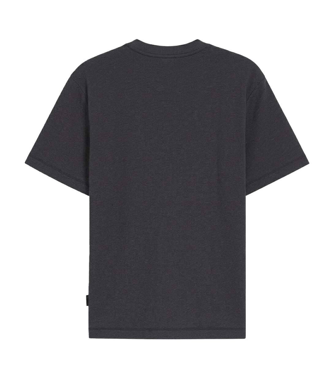 Mens Ribbed Crew Neck T-shirt Medium Grey Hugo-2