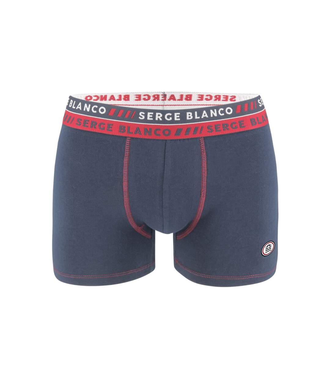 Lot de 2 Boxers homme surpiqûres Class Serge Blanco-4