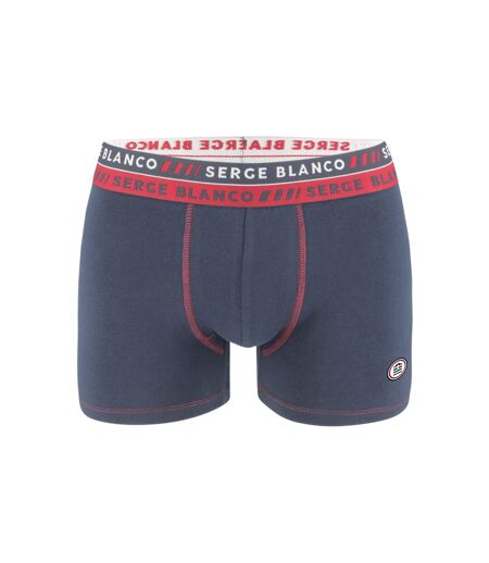 Lot de 2 Boxers homme surpiqûres Class Serge Blanco