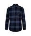 Chemise À Boutons Rickert_m Homme Bleu Foncé Boss-1