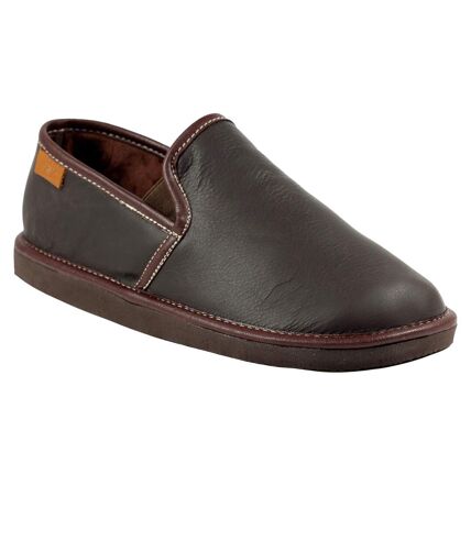 Chaussons duke homme marron Lazy Dogz