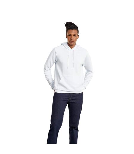 Unisex Adult Polycotton Pullover Hoodie White Bella + Canvas