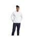 Unisex Adult Polycotton Pullover Hoodie White Bella + Canvas-3