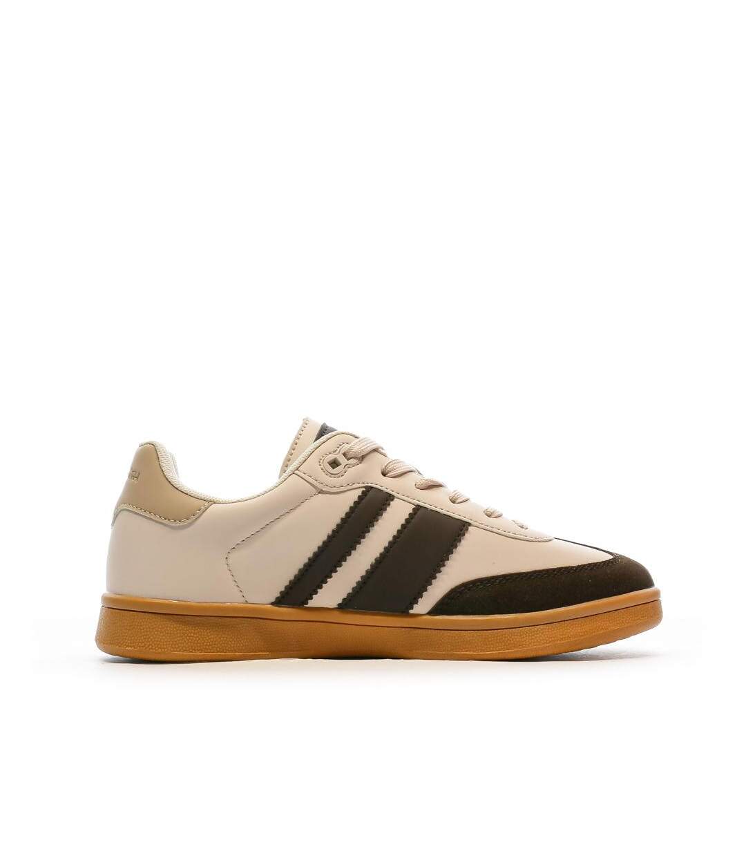 Baskets beige/marron femme teddy smith 78812-2