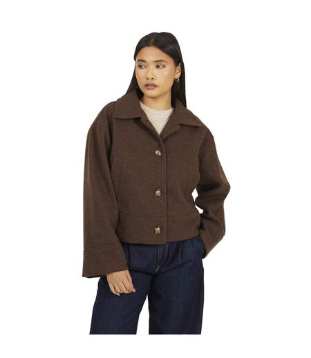 Veste Femme Marron Chiné Brave Soul