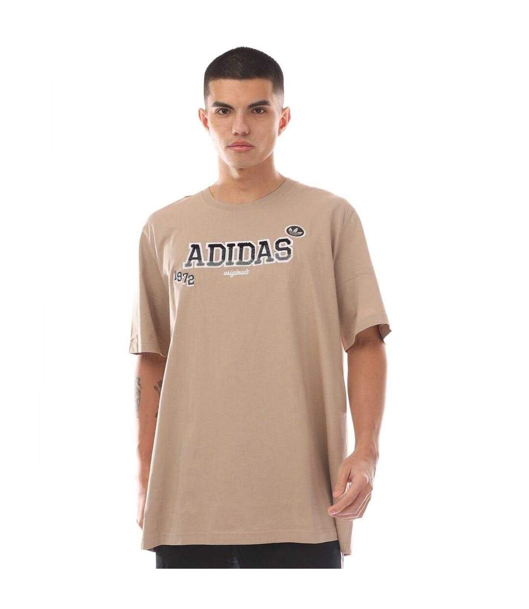 T-shirt Homme Marron Adidas-1