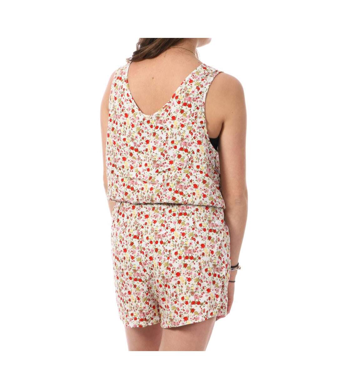 Combishort blanche à motifs femme vero moda easy-2