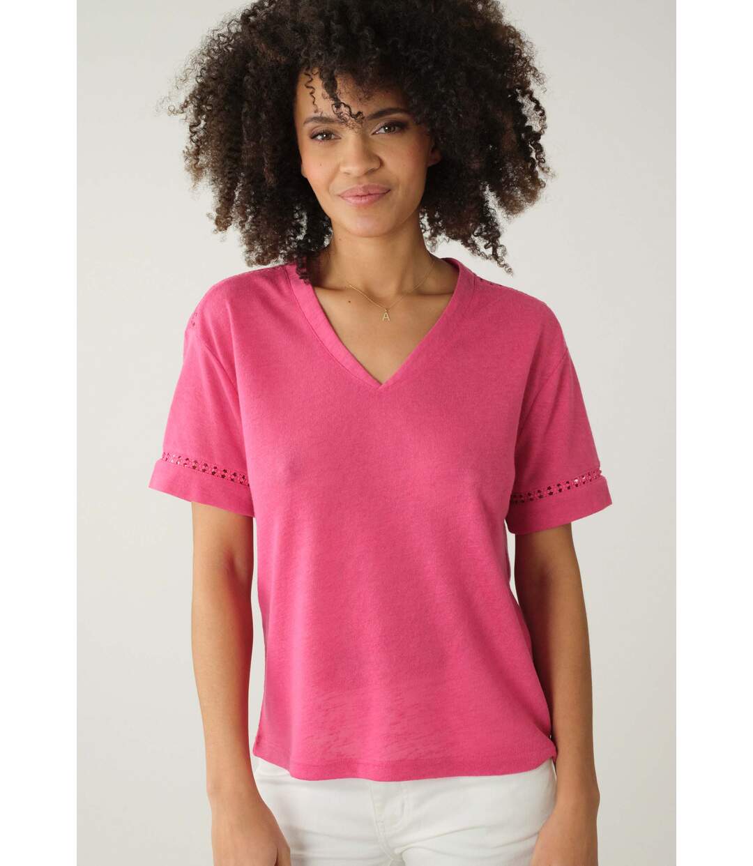 T-shirt au style bohème pour femme DJALIA-1
