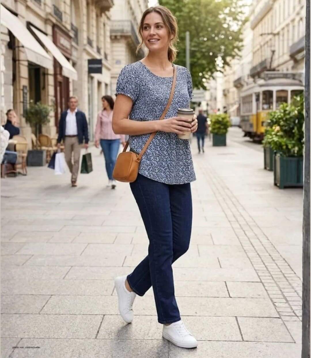 Mayflower CANDIE1 Chemisier en viscose imprimé pour un confort fluide au quotidien-5