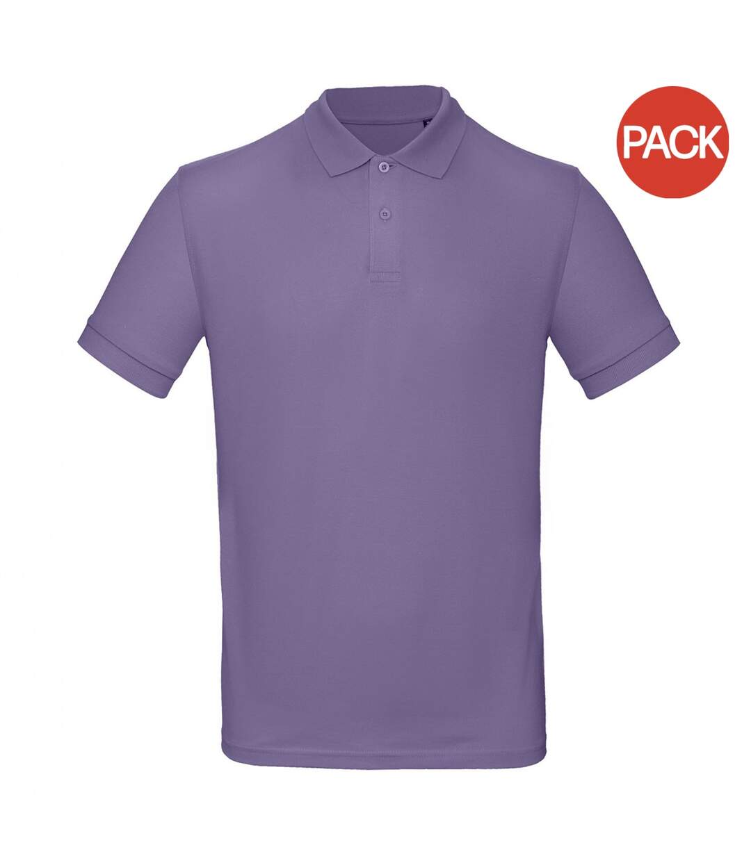 Polos homme lilas B&C-1