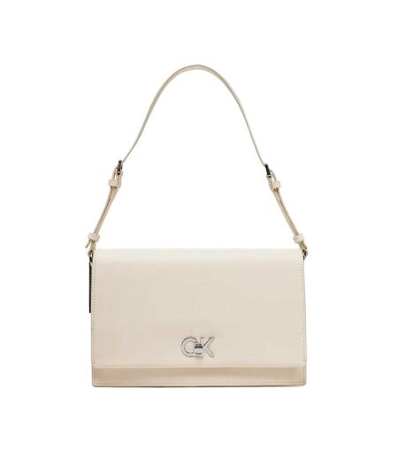 Sac à main beige femme calvin klein jeans elongated - taille unique