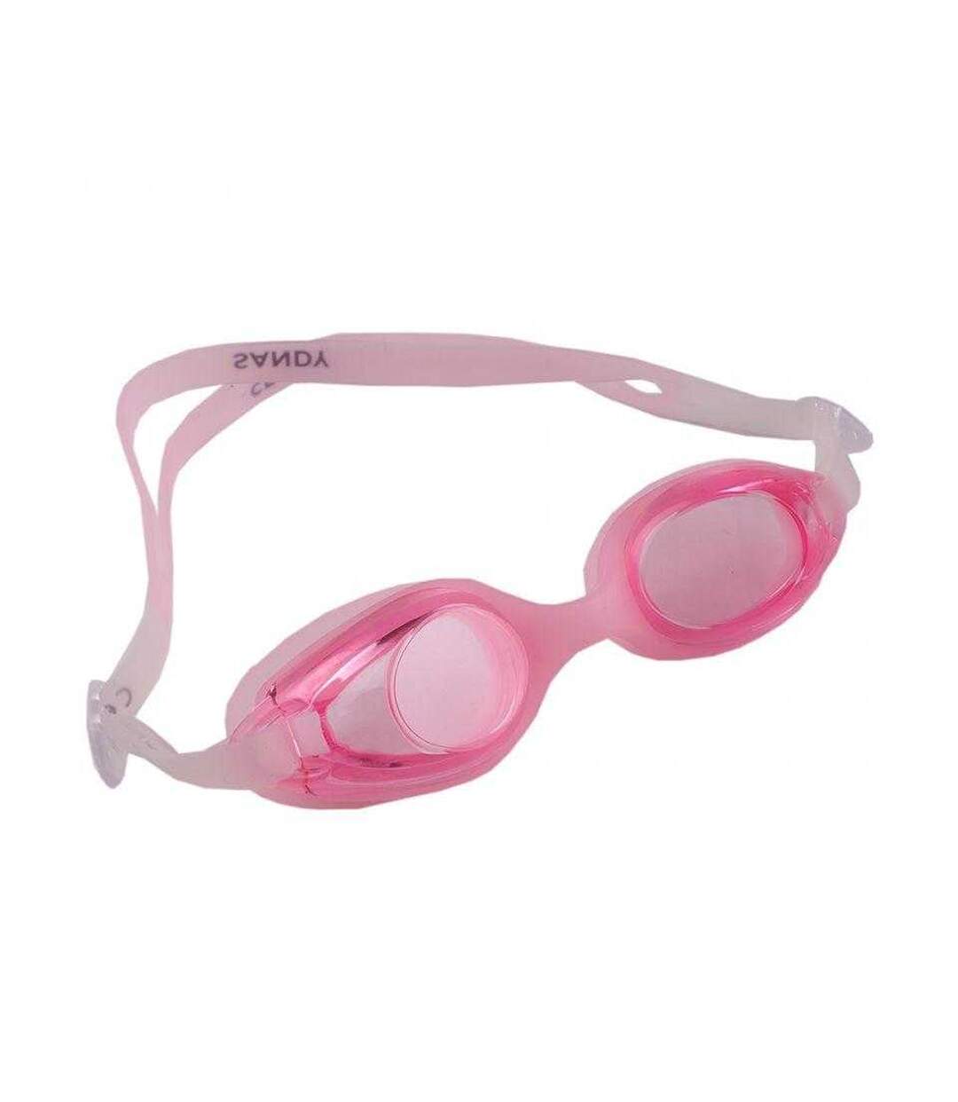 Childrens/kids Sandy Swimming Goggles White Pink Crowell-1