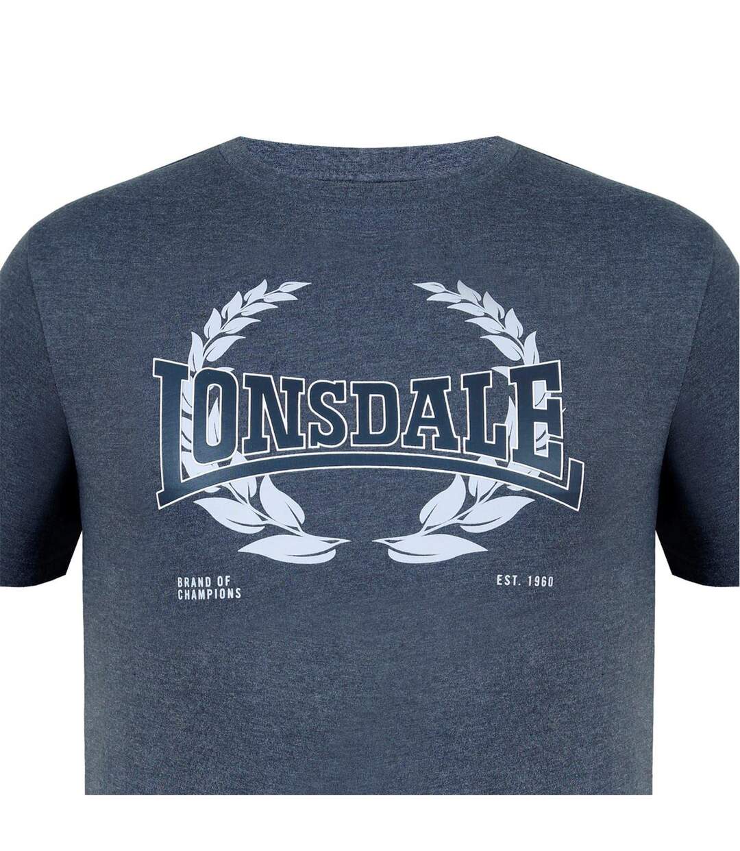 Mens Geometric Logo T-shirt Laurel Lonsdale-4