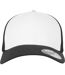 Casquette trucker flexfit adulte noir / blanc Yupoong-4