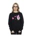 Disney Sweatshirt Daisy Duck Kisses Femme/Ladies (Noir) - UTBI28394-2