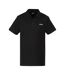 Polo noir homme schott ps0022 - l-1