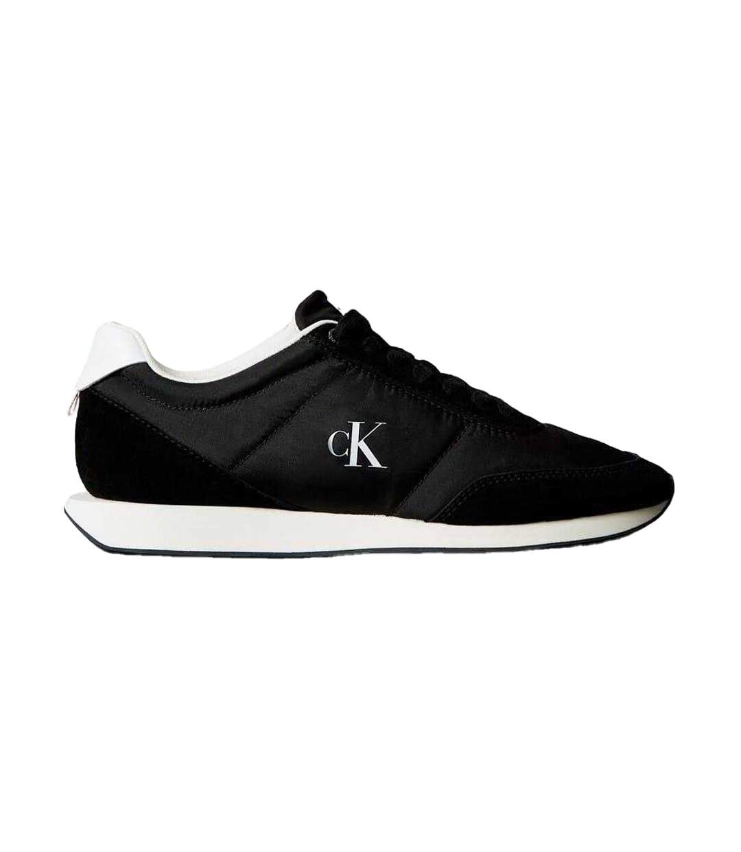 Baskets Motif/style Rétro Homme Noir Blanc Calvin Klein-1