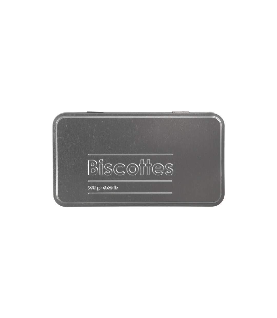 Boîte à Biscottes Relief II 24cm Noir-2