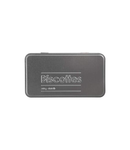 Boîte à Biscottes Relief II 24cm Noir