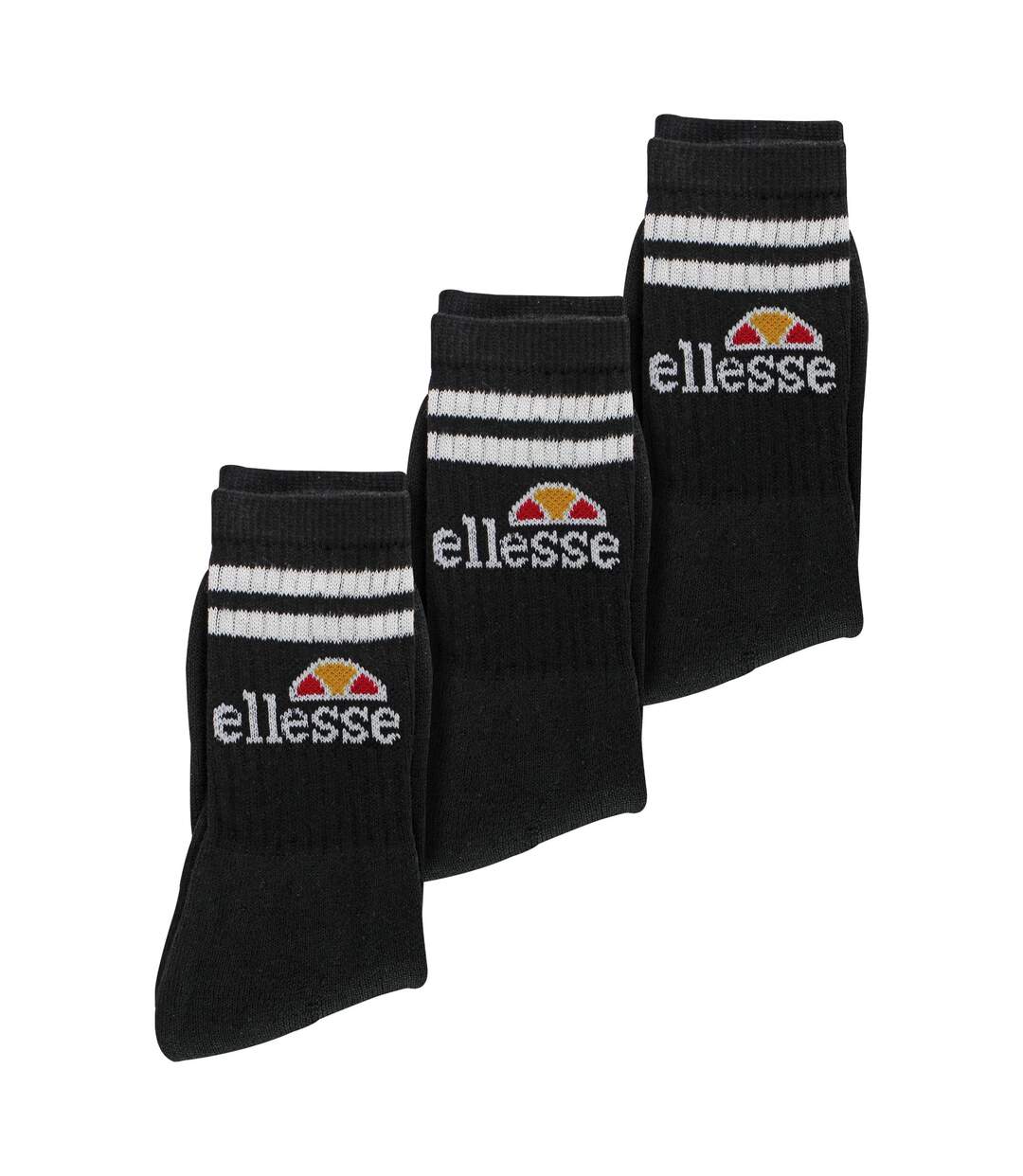 3 Pack Mens Vulloni Jacquard Logo Sport Socks-5