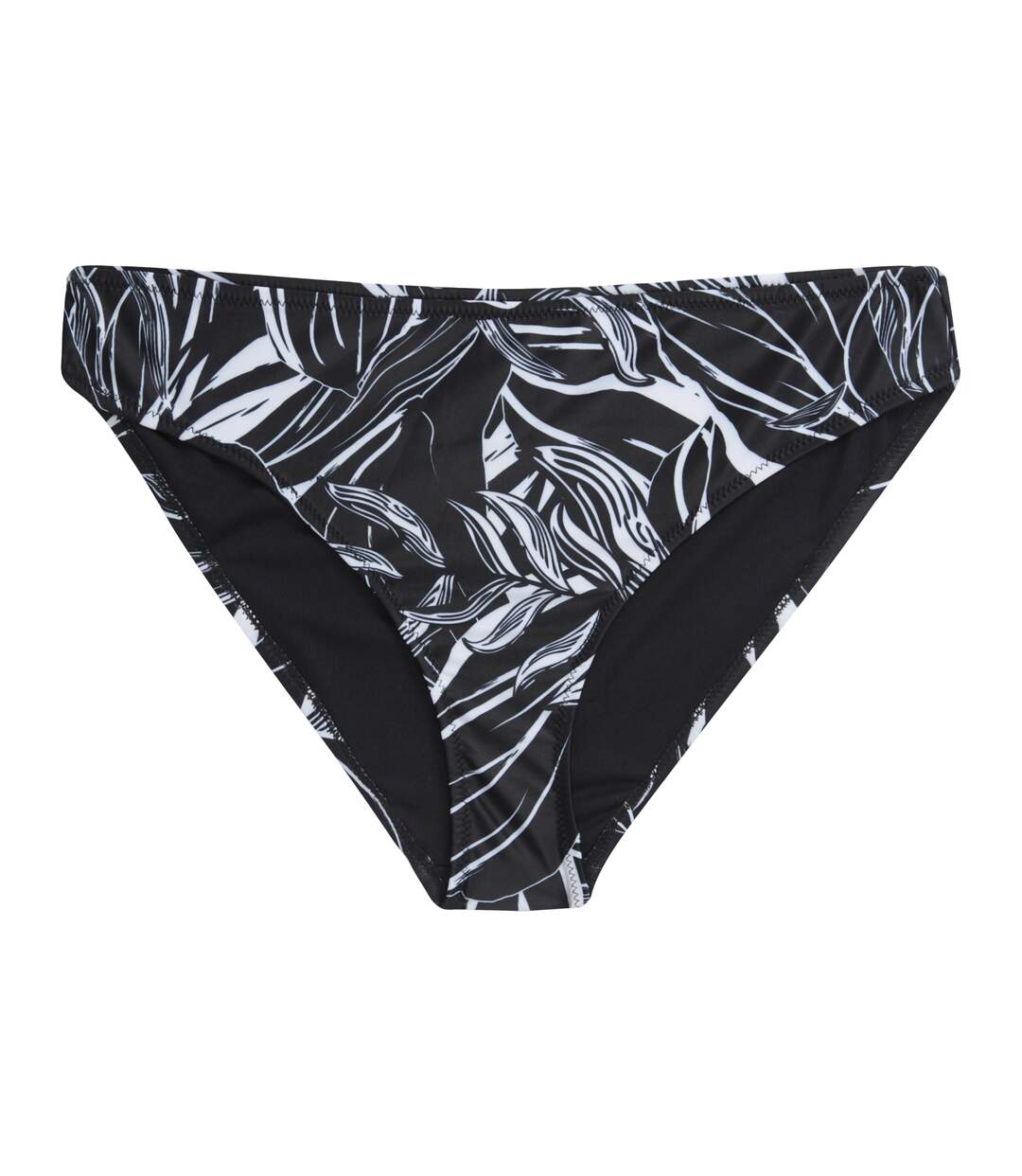 Bas de maillot de bain docks femme noir vif Animal