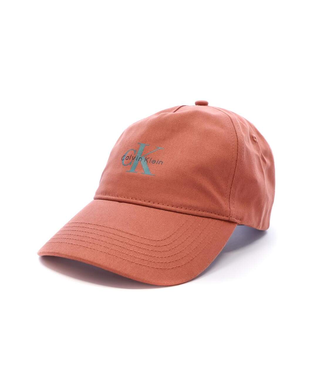 Casquette orange homme calvin klein jeans monologo printed-1
