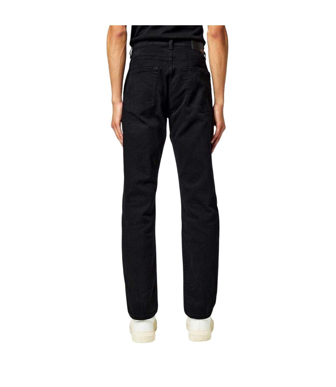 Mens Denim Straight Leg Jeans Black Boss-3