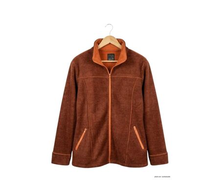 Veste Polaire Grandes Tailles AXRIGA2M Marron/Orange (Axone)