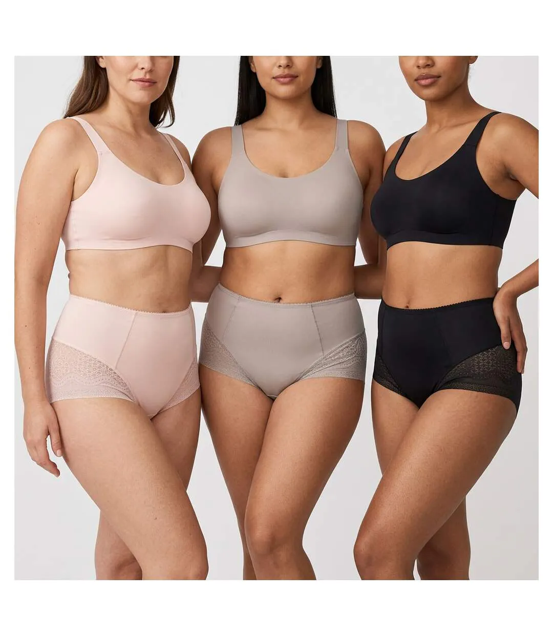 OZABI Pack de Culottes Femme Gainantes Invisibles Dentelle et Laser – Lot de 6-2