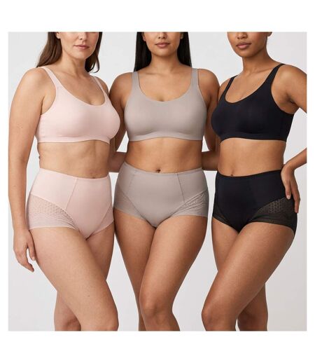 OZABI Pack de Culottes Femme Gainantes Invisibles Dentelle et Laser – Lot de 6