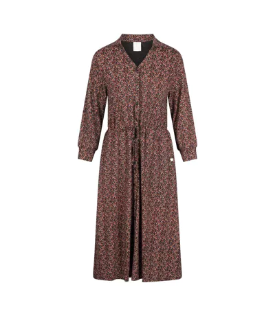 Robe Motif Petites Fleurs Velina Femme Marron Trespass