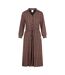 Robe Motif Petites Fleurs Velina Femme Marron Trespass-1