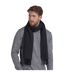 Beechfield Unisex Classic Woven Oversized Scarf (Charcoal) (One Size)