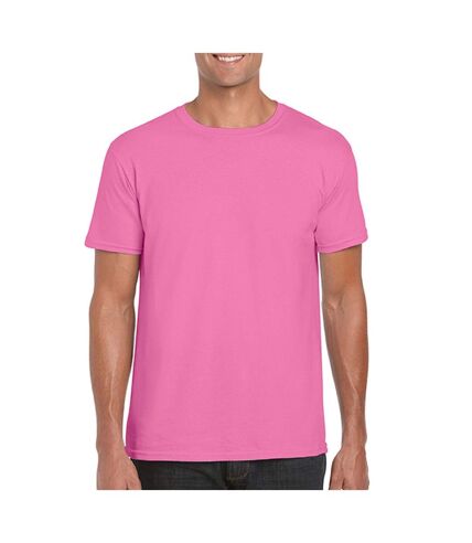 T-shirt manches courtes softstyle homme violet fuchsia Gildan