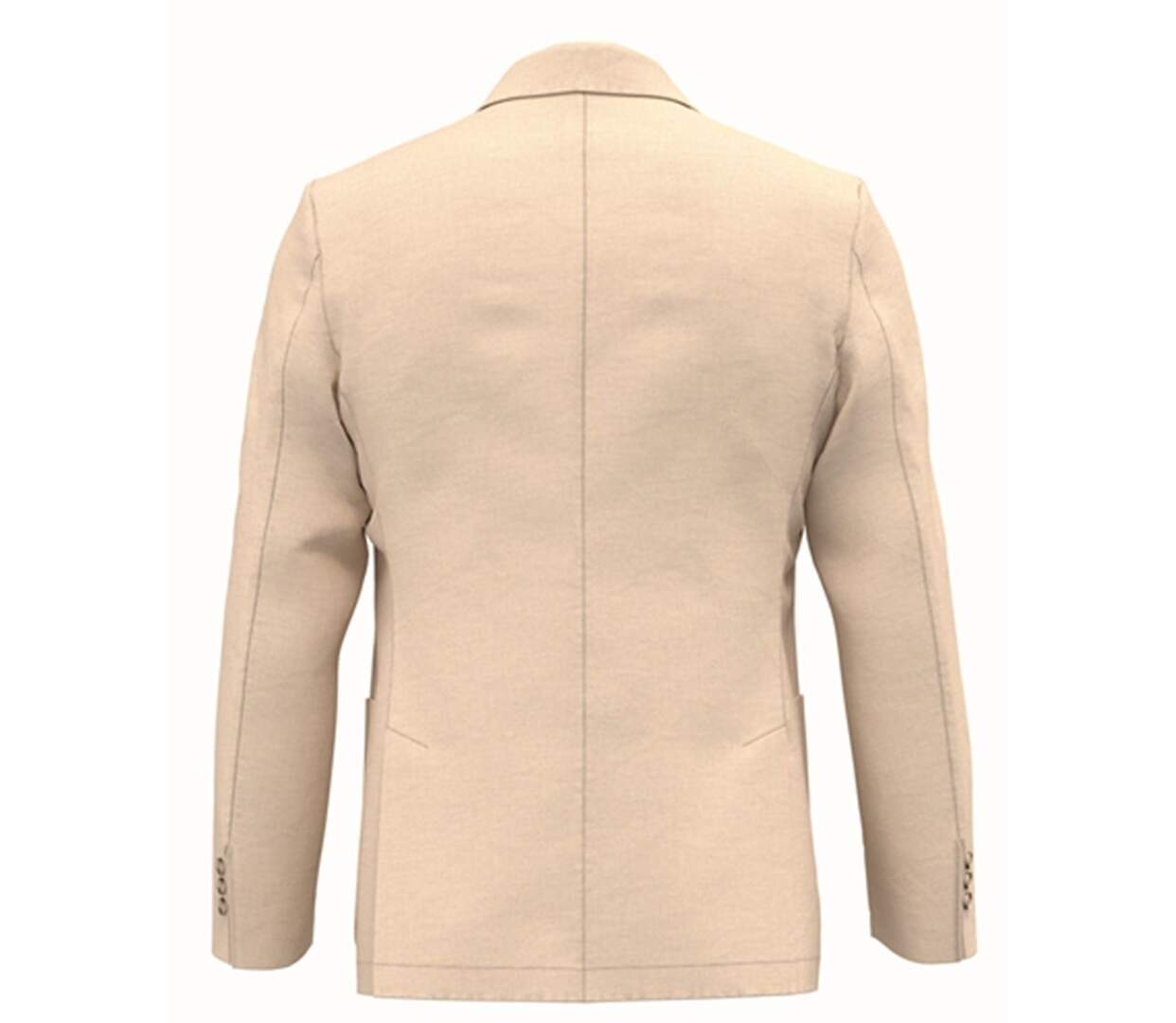 Veste blazer en lin - Homme - PATS600 - beige washed linen sand-3