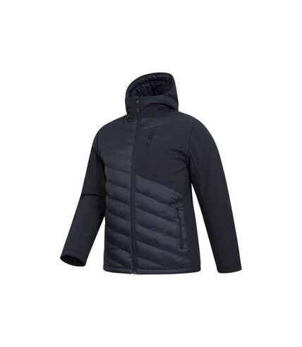 Doudoune matelassée agile hybrid pour hommes noir Mountain Warehouse