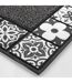 Tapis d'Entrée Déco Carociment 45x75cm Gris-2