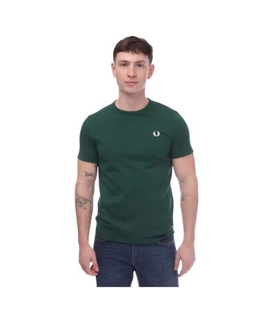 T-shirt Ringer Homme Vert Fred Perry
