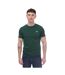 T-shirt Ringer Homme Vert Fred Perry-1