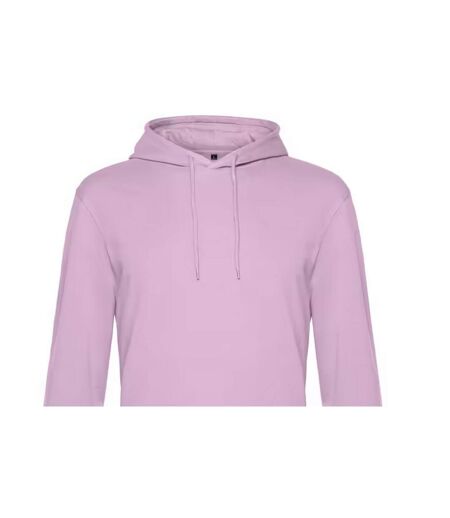 Sweat À Capuche Motif/style Uni Homme Rose Bonbon B&C