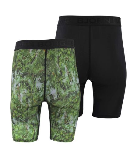 2 Pack Performance Moisture-Wicking Boxers with Long Leg for Men