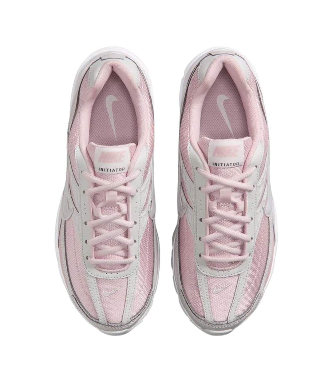 Baskets Motif/style Logo Initiator Femme Blanc Gris Rose Nike-3