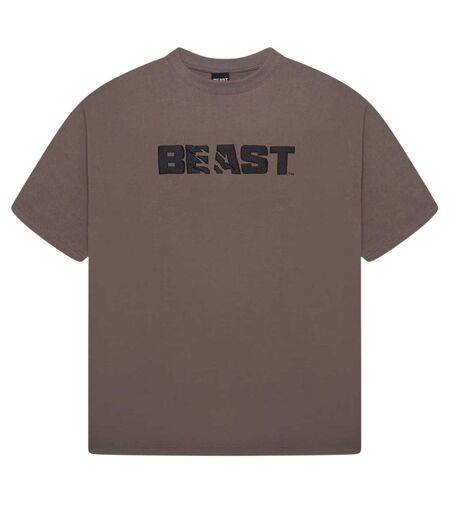 T-shirt Motif/style Central Homme Kaki BEAST