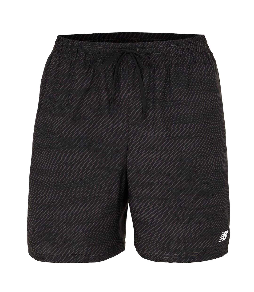 Short De Course Homme Noir Imprimé New Balance-1