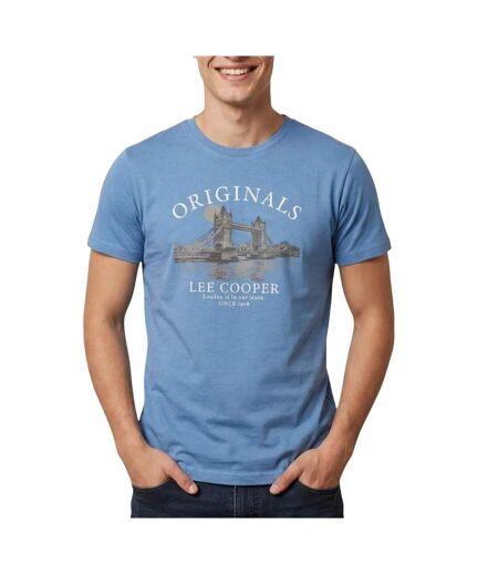 T-Shirt bleu homme lee cooper lcn820