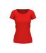 T-shirt Femme Rouge Écarlate Stedman-1
