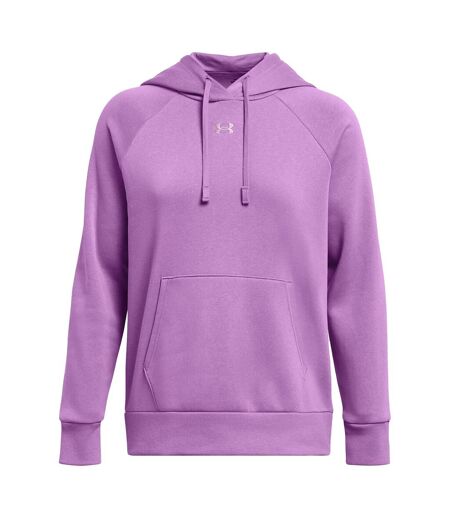 Sweat À Capuche Rival Femme Violet Clair Under Armour