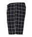 Short De Bain Motif/style Imprimé Intégral Homme Noir Blanc Urban Classics-3